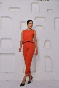 Conjunto Crepinho Paris Laranja